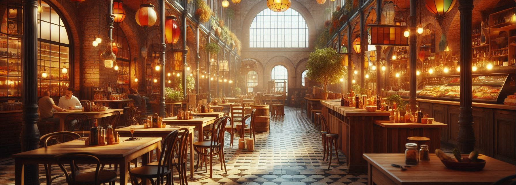 LIDL foodcourt in Eindhoven centrum